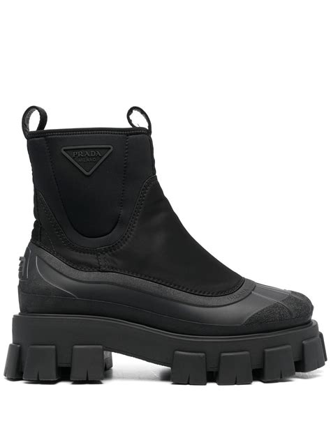 prada ankle boots 2016|prada monolith gabardine boots.